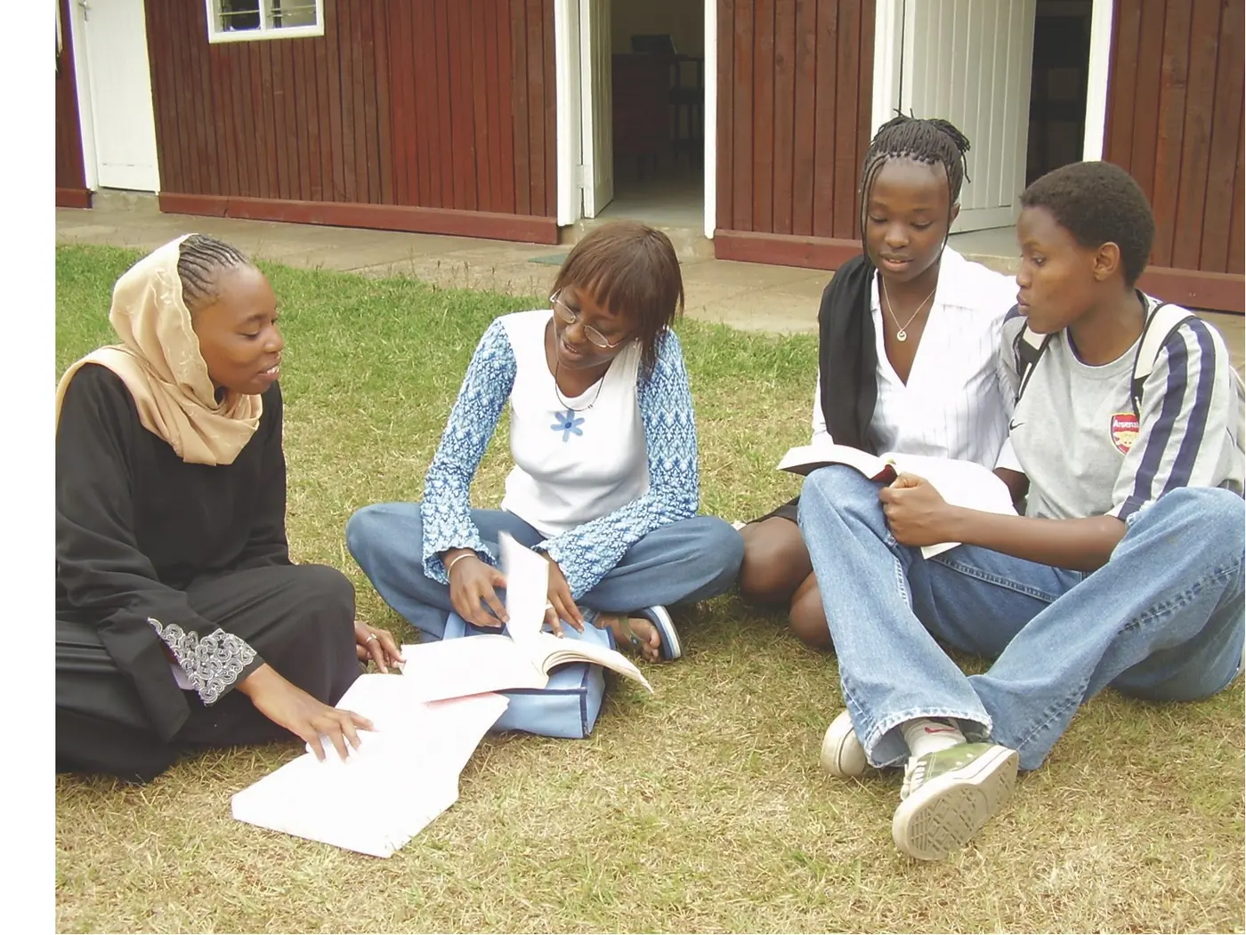 Students studying at ACIS